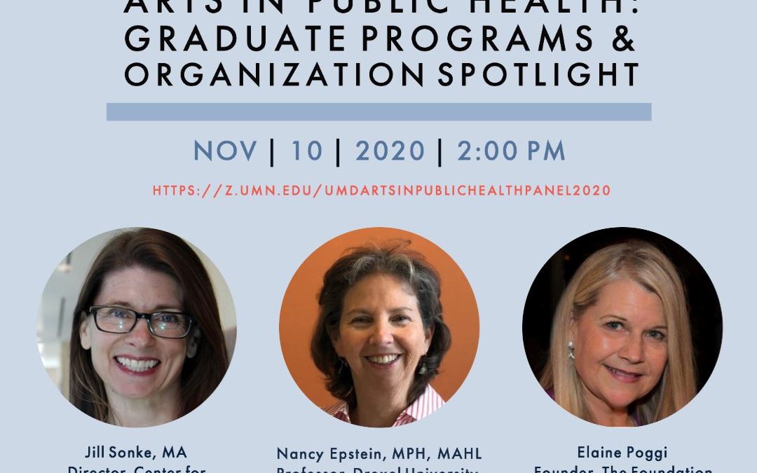 Arts in Public Health: Graduate Programs and Organization Spotlight