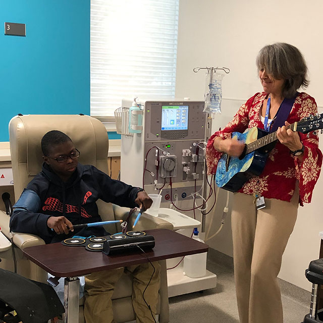 Healing Arts: An artist and a musician help children in the hospital feel more like themselves.