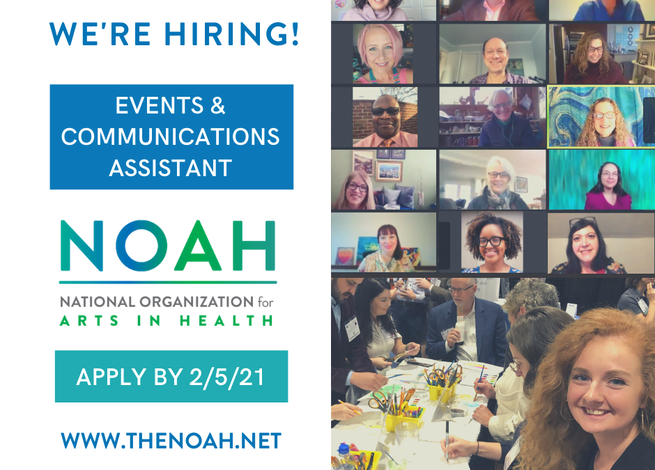We’re Hiring! Events and Communications Assistant