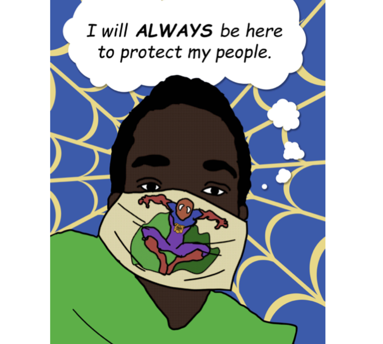 “Behind the Mask”: A patient art exhibition exploring thoughts and feelings hidden behind facemasks