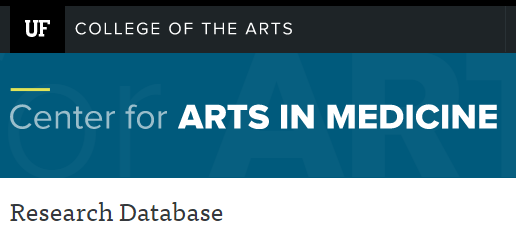 University of Florida Center for Arts in Medicine Research Database