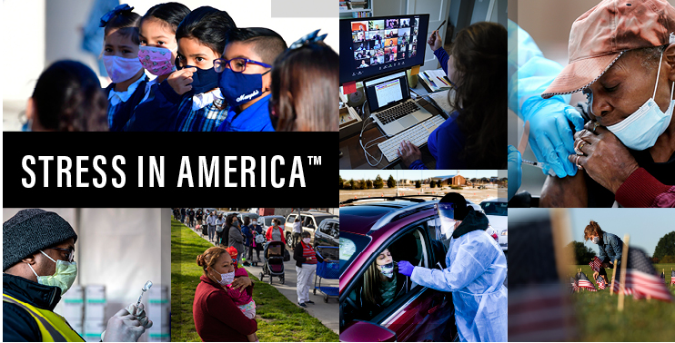 APA report on stress in America one year later, 2021