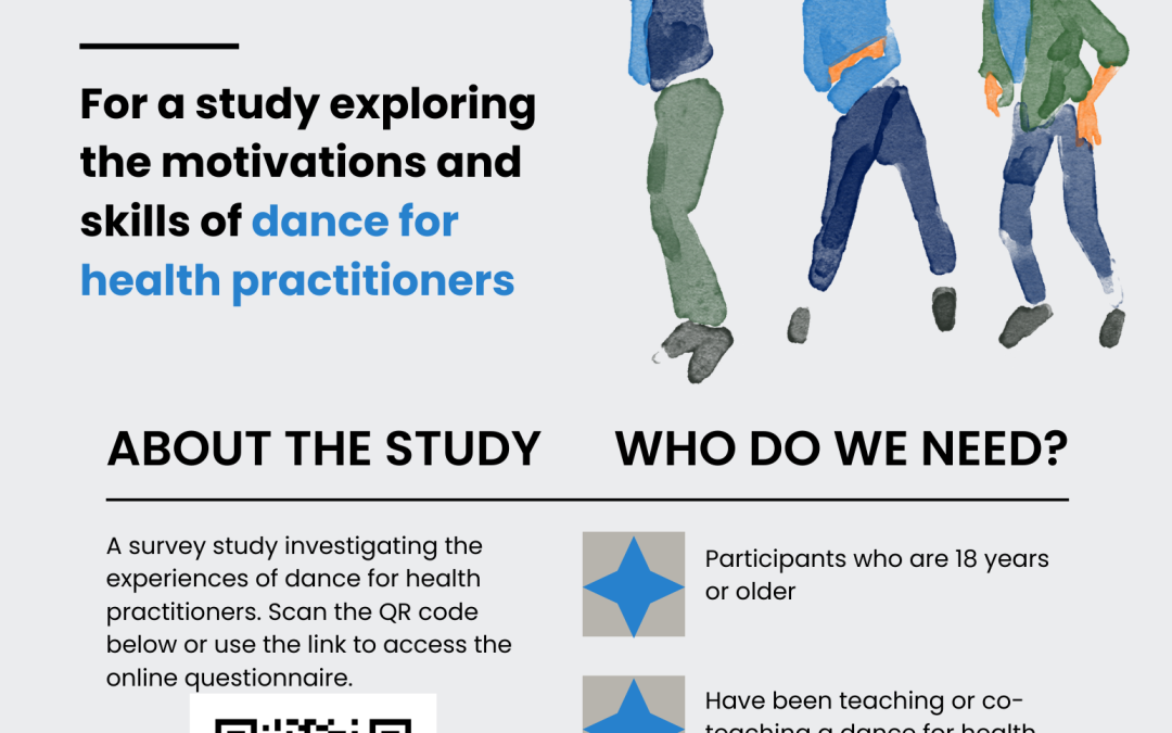 Seeking participants for research study on dance for health practitioners